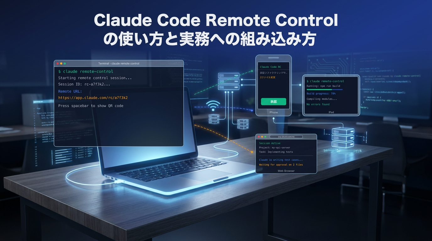 Claude Code Remote Control の使い方と実務への組み込み方 | 株式会社ホコサキ